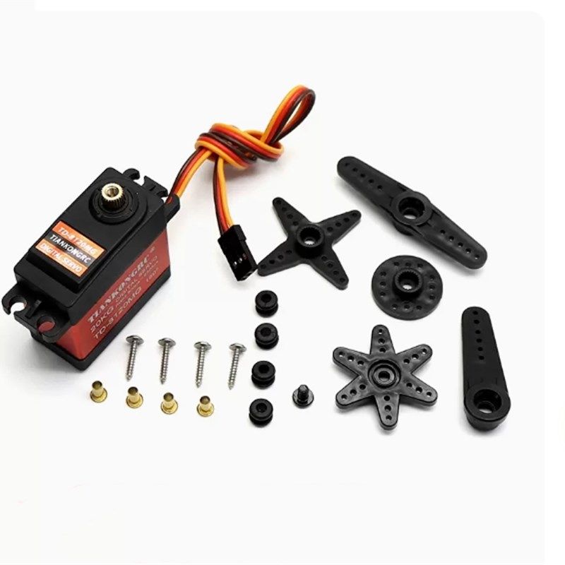 20KG数码舵机 TD8120MG 大扭力扭矩金属壳航模车模防水数码舵机