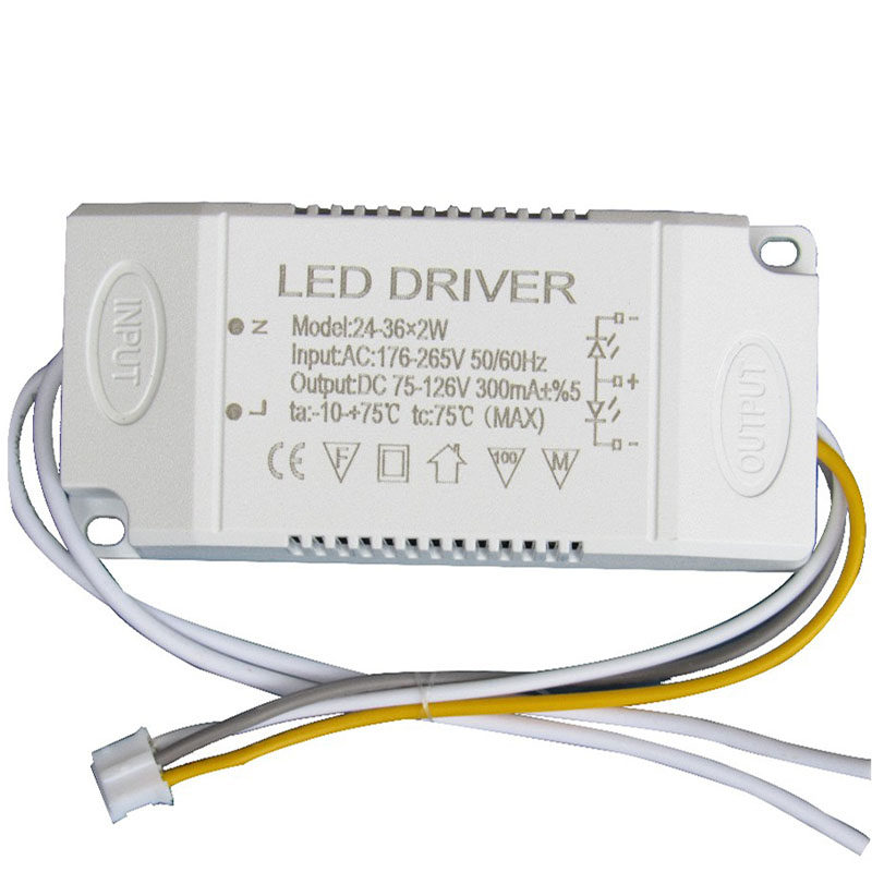 驱动温型分段智能控制器光电源led24W8W36W调色全亮变三段