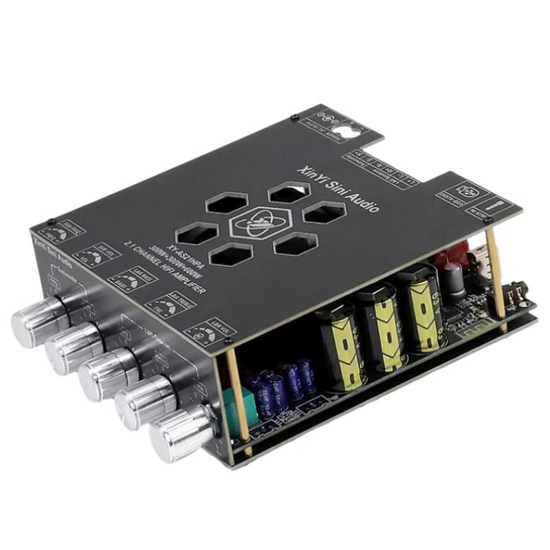 AS21HPA大功率蓝牙数字功放2.1声道重低音300W*2+600W进口TPA3255