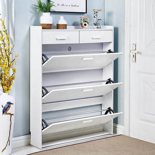 。超薄翻斗鞋柜家用进门口17厚24宽60/70/80长85/90/170cm1米高鞋