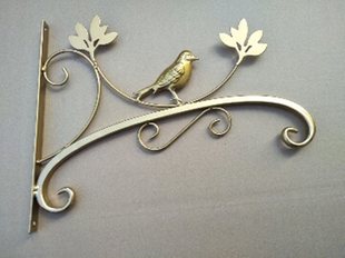 户外悬挂挂吊兰的墙上挂灯笼挂钩阳台笼时钟挂架红挂架悬挂红支架