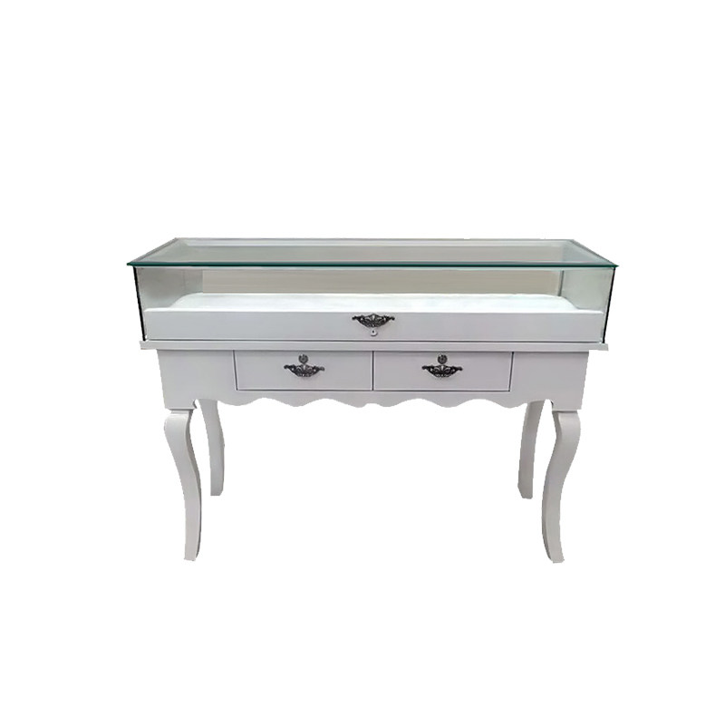 现货烤漆珠宝展示柜饰品柜台欧式展柜首饰玉器橱窗柜珠宝柜展示柜