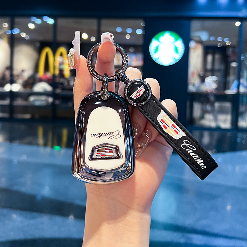 适用24款凯迪拉克ct5钥匙套高级感ct6新款xt5汽M车xt4扣xts包xt6