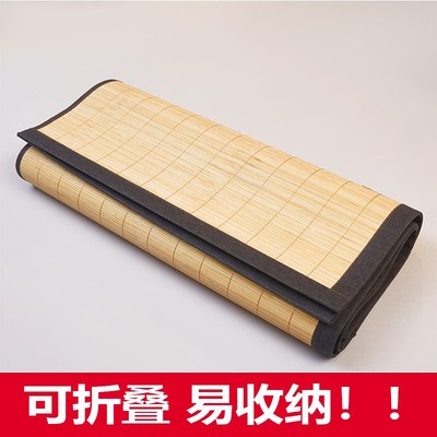 可折叠竹园d竹席凉席家用1.8米1.5/1.2凉席学生宿舍0.9单人夏季席