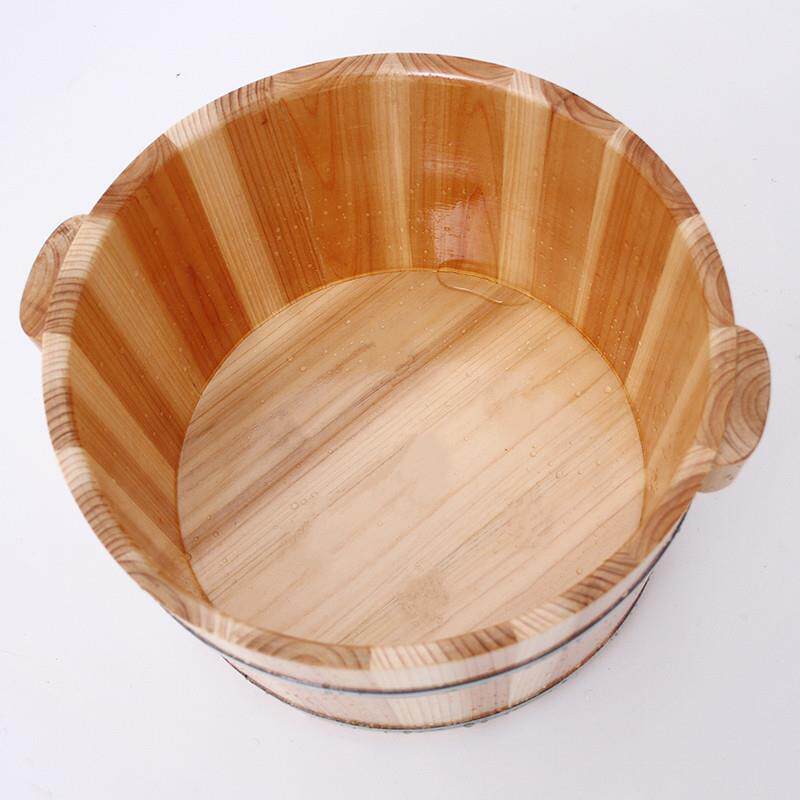 杉木足726浴桶泡脚木桶洗疗脚木足桶盆洗脚选桶带按摩粒带盖云