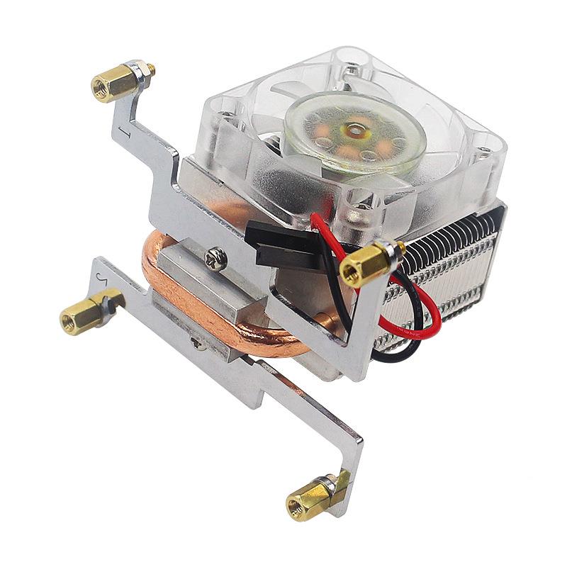 莓派4B代CPU散光热器5树m4mU型热管塔式炫风VNA扇支持3B+附带导热