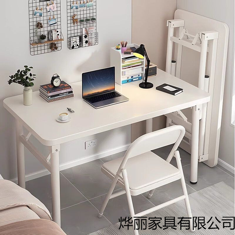 折叠桌电脑桌简易书桌学习桌家用办公桌出租屋简易小桌子化妆桌