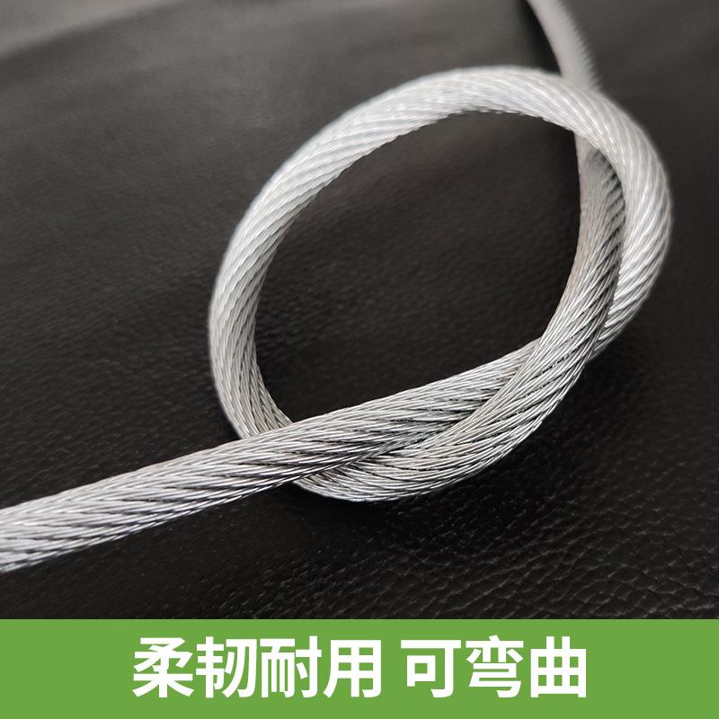 锌防旋转镀钢丝绳提990升吊机微型电子动芦起重耐磨不包塑葫钢绳