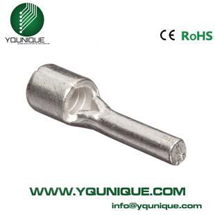 子519无绝缘护套针形端片端子冷型子压端紫铜镀锡