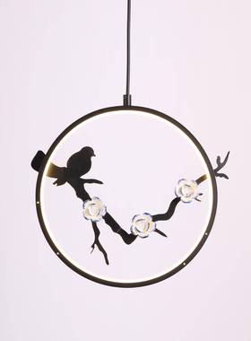 LED创意中餐式吊简家居装饰灯灯吧约台吊灯茶室展HF-88413厅梅花