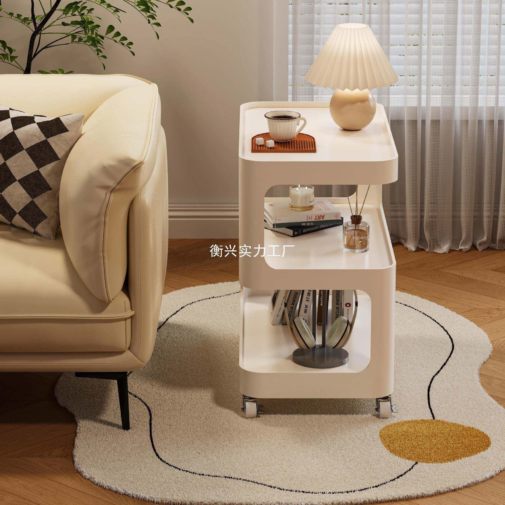 动边柜茶跨境沙发边几创意轻奢多可移功能无品牌/带轮置架物床头