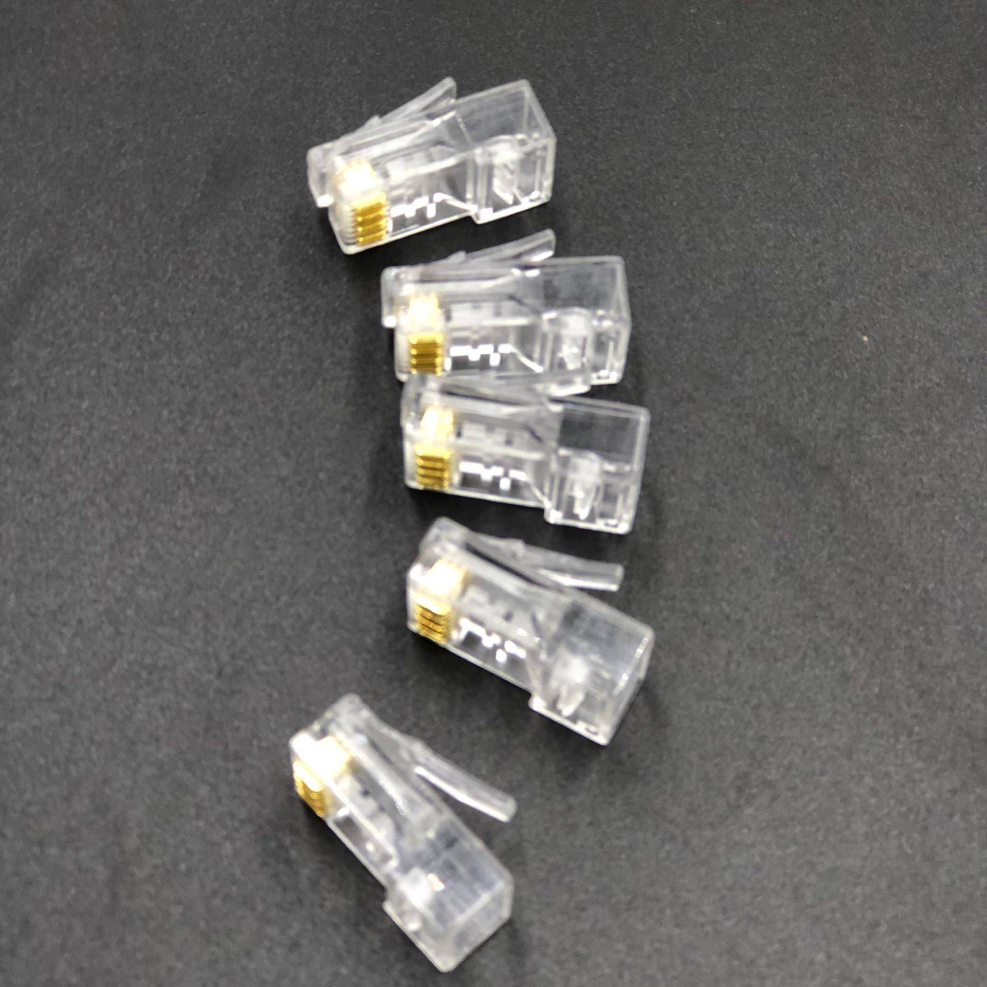 RJ45六类水晶149200个/包CAT6水晶头超六类兆千水晶头6头类水晶0