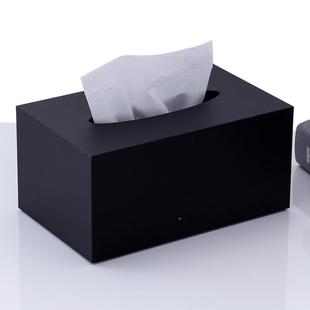 亚克力20240515抽纸客厅议室商用简盒约盒子纸会抽盒酒轻奢黑色店