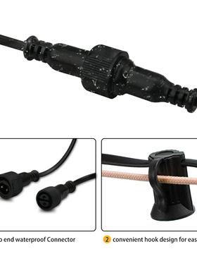 欧规50FT25DLD灯串高压0.E6W串联LPQT圣诞节日复古G40E灯串