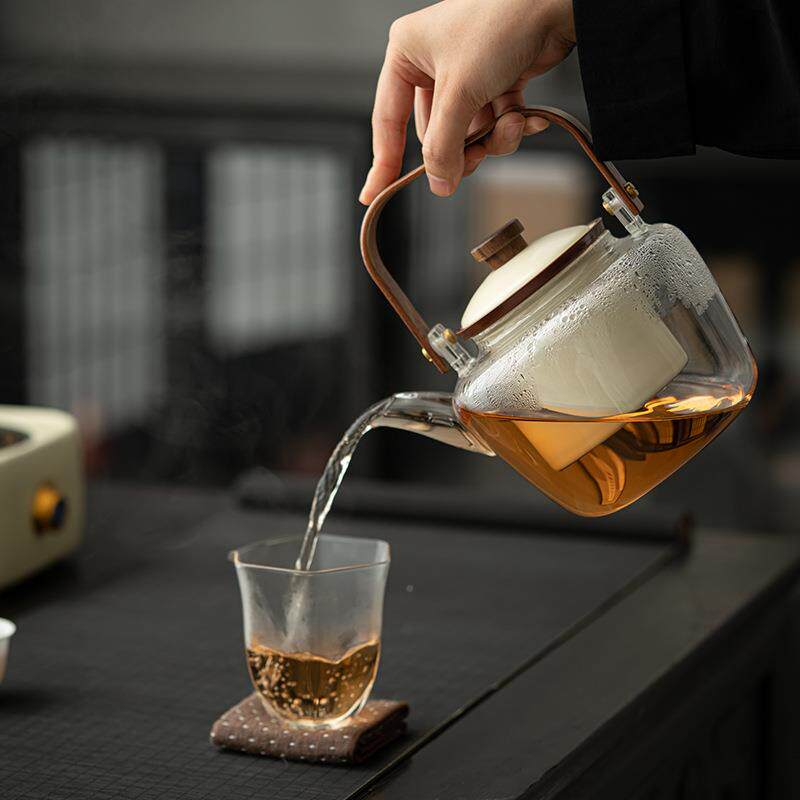 炉提梁壶茶KJ521256壶煮茶器陶炉玻璃围烧水壶茶具茶炉煮家电用陶