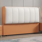 科布软包床头2025技新款 落靠背板超薄意式 地简约全木床561头板单