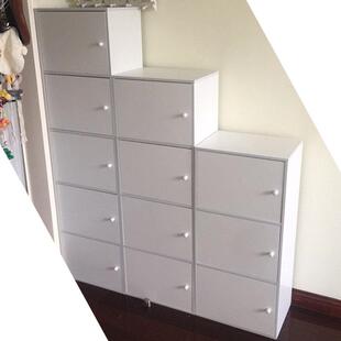 7T加X12MG大木质简柜子门储物柜书书柜架儿童置易物带组合收纳简