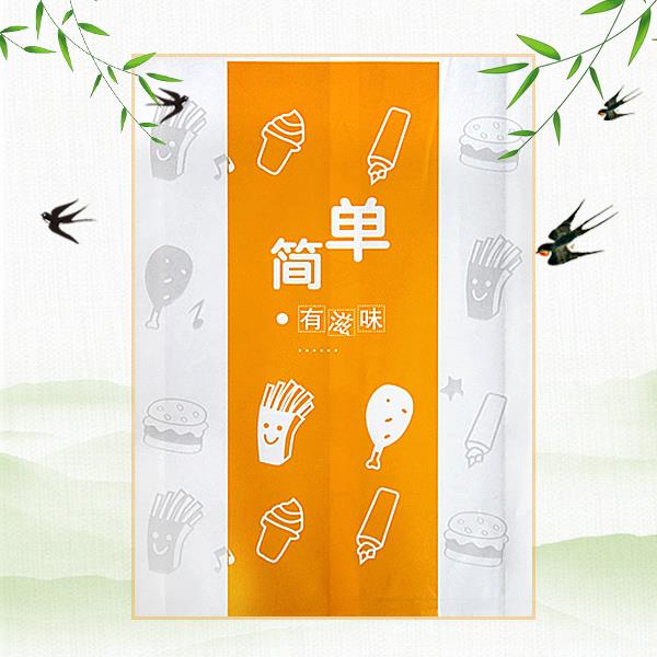 全鸡炸鸡防油纸袋牌:qita脆皮鸡炸鸡手扒鸡小全鸡烤包鸡子吃打袋