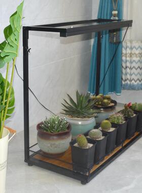 阳台多肉花架块根植物架子甲桌龙架室内绿YJJ-HJ01植龟面窗台支可