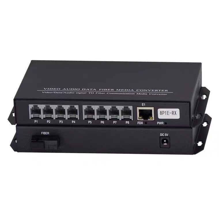 电话光端机8路电话光端机加1路网络PCM语音光端机1对