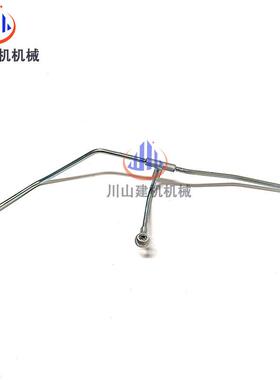 掘机配油件神钢SK200/21-0-3-56发动挖机6D316D34BWC三通管回油进