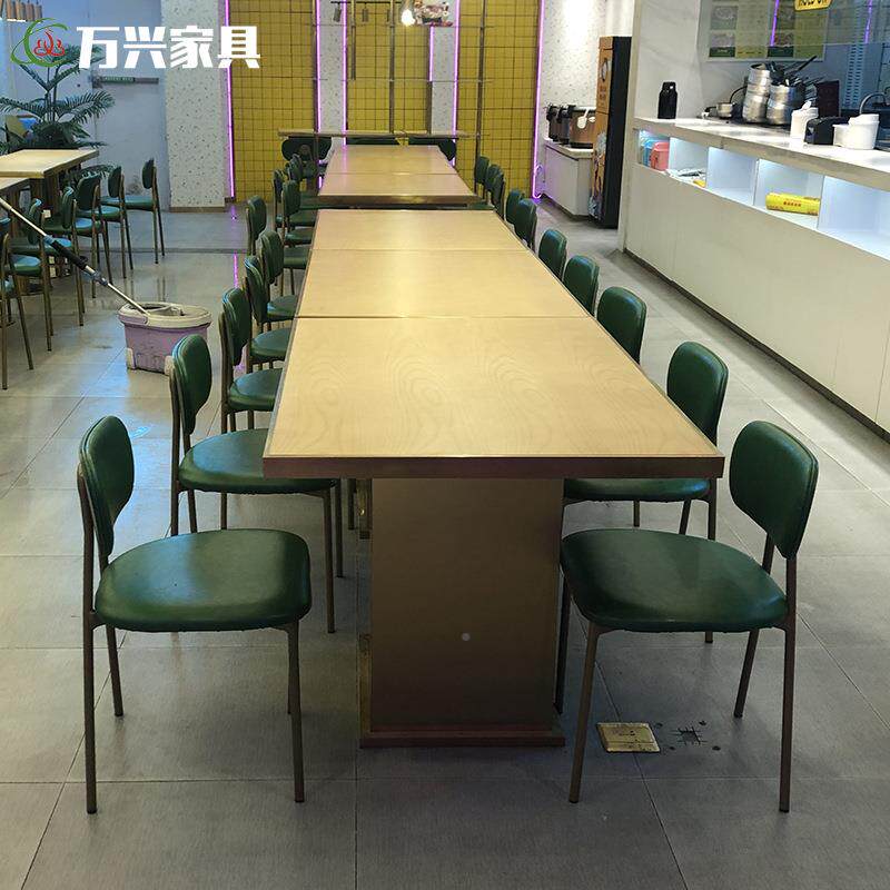 代简桌约实木餐销桌椅厂家直新中现式餐卡019座椅子组合商用
