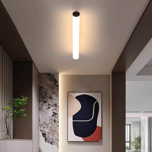 简约亚E克力长圆管床壁橱灯写字桌头走廊窗读书LD高亮长条镜758前