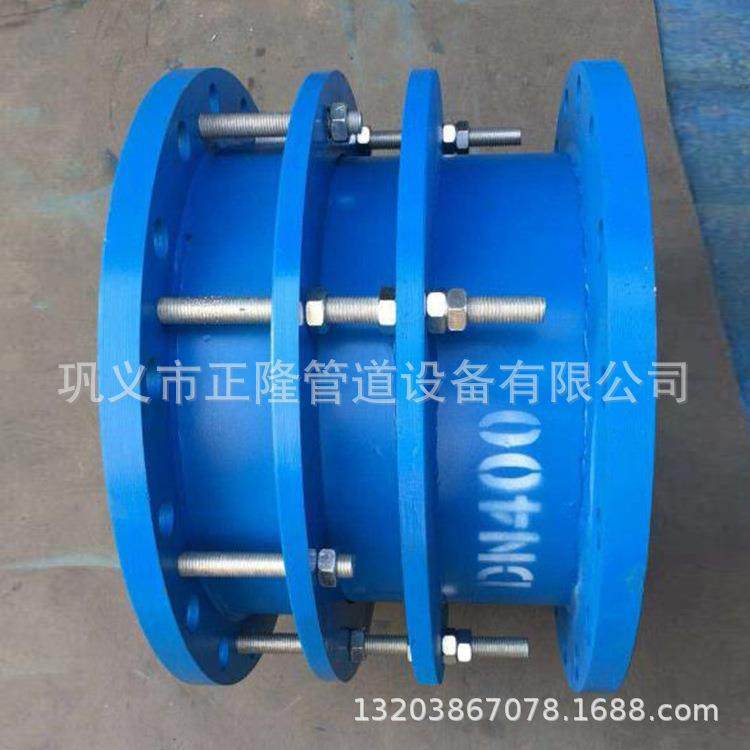 畅销单法兰伸缩B2F不锈钢器304排水管路伸接头双法兰B2F活膨套胀