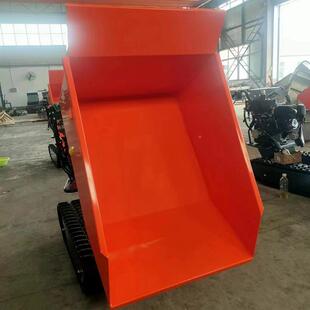 运翻斗履带地车小型手推履带运输车190山果农用微型园履带输车