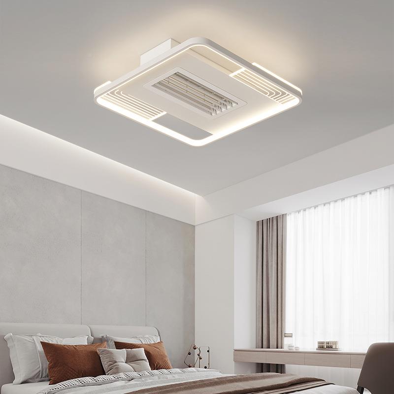 全电光谱025年新款现代约客112厅无叶风扇灯冷暖两用2一简体风扇