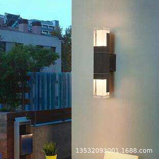 led约户外壁灯双防水外墙WJD-BD10楼梯灯简款头庭院花园墙上下照