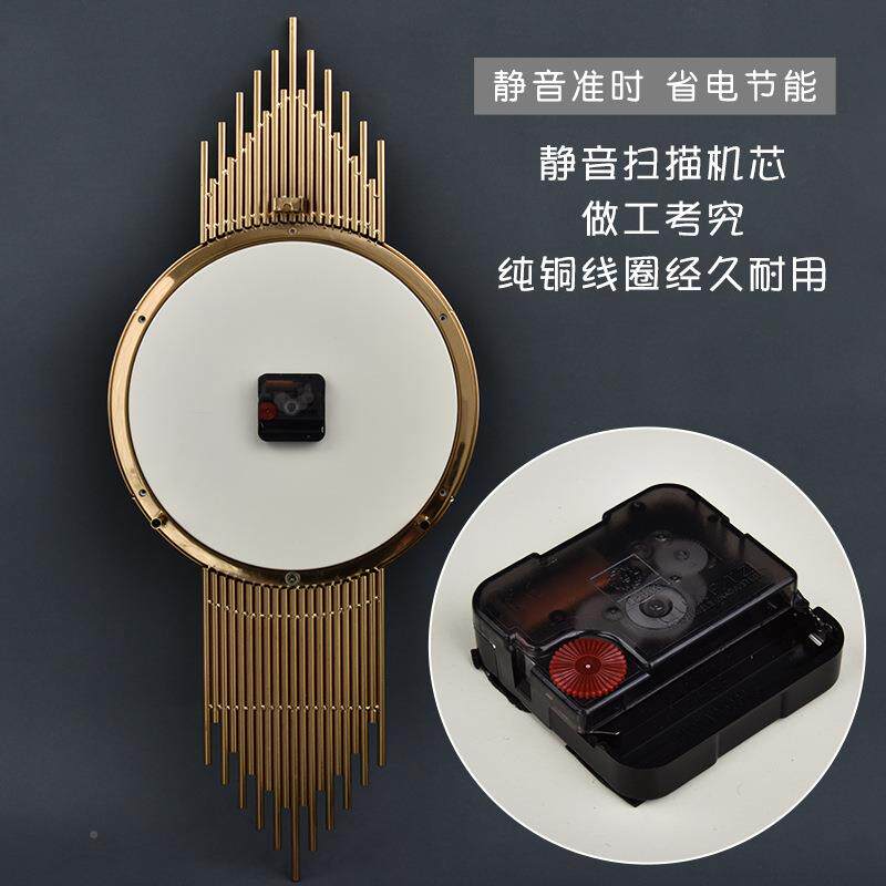 轻奢创意简客厅静音工艺挂约钟美式铁艺尚装饰时时挂表DT512个钟