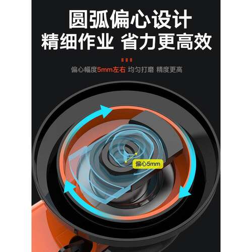 气556动打磨机型手持砂纸干小磨工业级高速汽车机打蜡抛光吸光尘