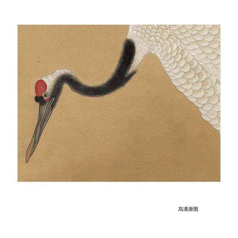 富竹鹤美|新中式法中式挂画古风复古法式客餐厅玄关壁炉茶室书房