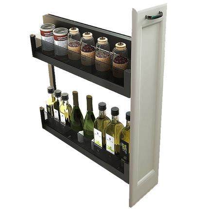 厂家厨房橱柜篮全65铝装抽拉屉式侧装双超窄调味篮极窄侧层篮,家装主材,拉篮,淘宝优惠券,粉丝福利购,淘宝优惠卷