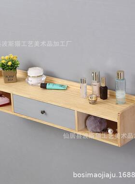 复古实木储物物架ML-16004样柜吊柜衣置帽挂钩民宿板间创壁意设收