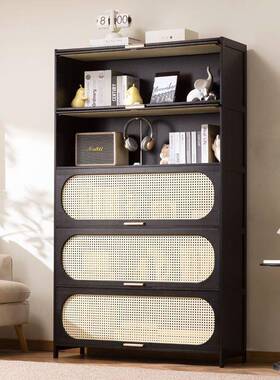 黑柜色中收古风高五斗柜客厅卧室纳柜XDB子储物柜书柜玄关窄立柜