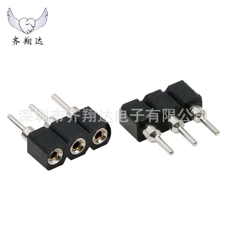 52.4mm单排排母(1K/装)2-80P母座RG带BPQQL圆孔ED灯PCB排针连接器