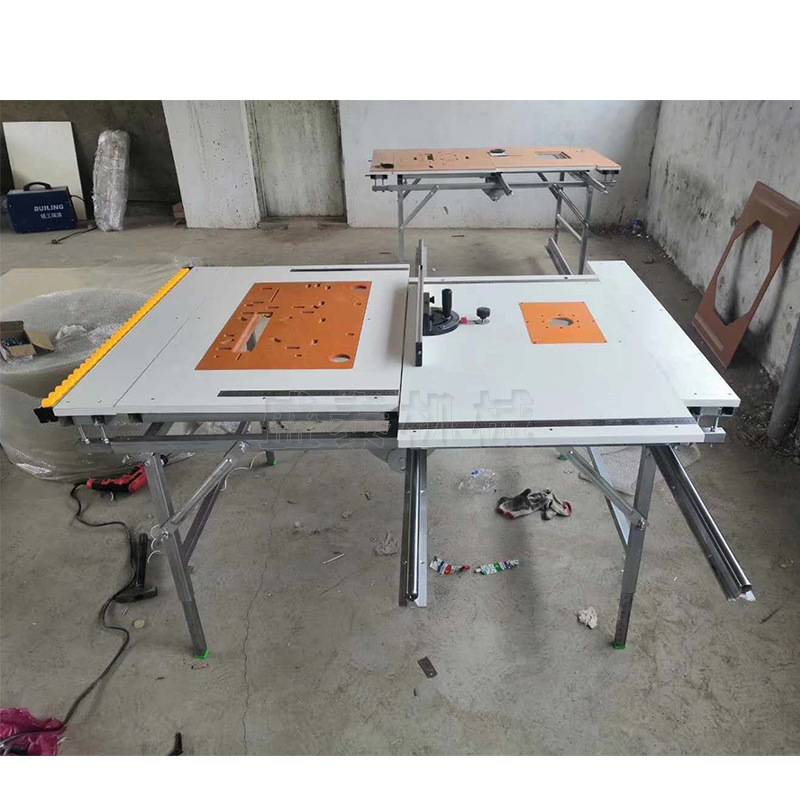 木板锯切下料机 装修施工用台式锯床 建筑装潢木工推台锯