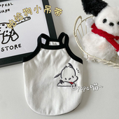 狗狗衣 背心猫咪春夏装 卡通帕恰狗宠物夏季 背心泰迪比熊小型犬无袖