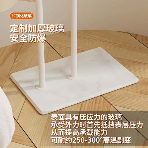 奶风室内双杆挂衣架简易家用卧户LYT室代落地衣帽架网油红现家用