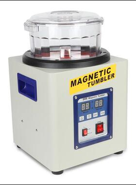 磁机KT-20UCF机 研磨机 磁力抛光机 有玻璃抛光桶 力去飞边毛5刺