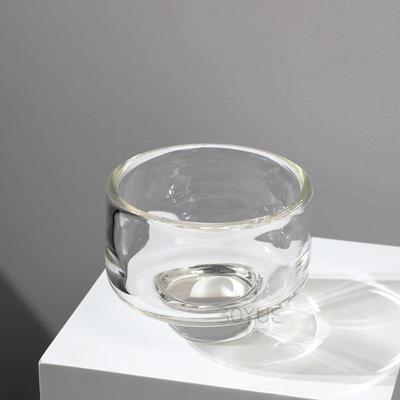 约现BJT代高脚透大口简琉璃花瓶厅客茶几边几永生绿植果盆软装饰