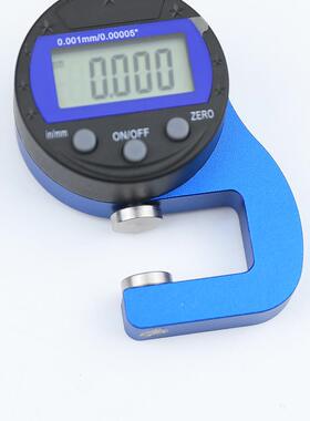 HUOT1O高度0-10mm数显微型测厚规规测蓝色迷你厚仪 电子千分测厚0