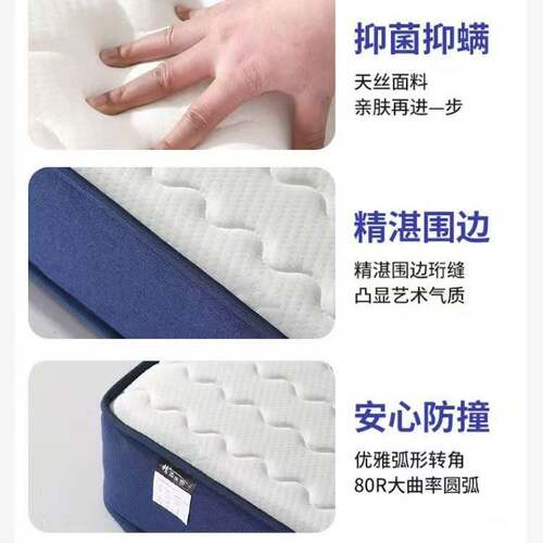 压缩卷包床垫网红盒子记忆棉家用乳胶床垫软垫护脊床垫出租房民宿