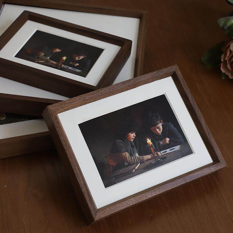 照片墙相框摆台实质6寸 7寸 木8 a4洗01照片挂墙2桃0寸黑胡裱装画,家居饰品,DIY亲子装饰画,淘宝优惠券,粉丝福利购,淘宝优惠卷