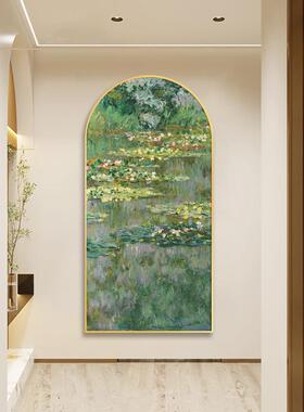 SI6K现代法式入F769S9T8户玄关装饰过画轻奢版拱形挂风画走廊道莫