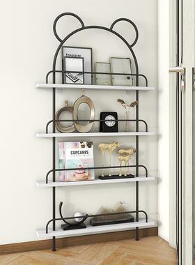 门后书书架极窄置壁物架超ZEW薄儿童书柜铁艺绘本本落地挂缝纳隙