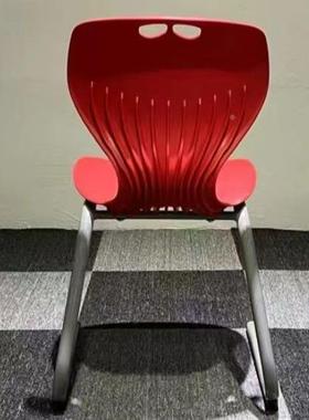 DF17学校食堂餐椅学餐四厅位餐桌椅子公司员工饭人堂生连体快餐椅