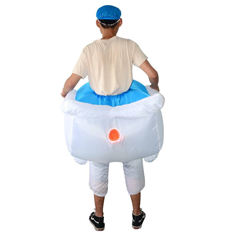 浴缸充气服装跨境万圣节创意玩具cosplay趣味派对充气服跨境热销